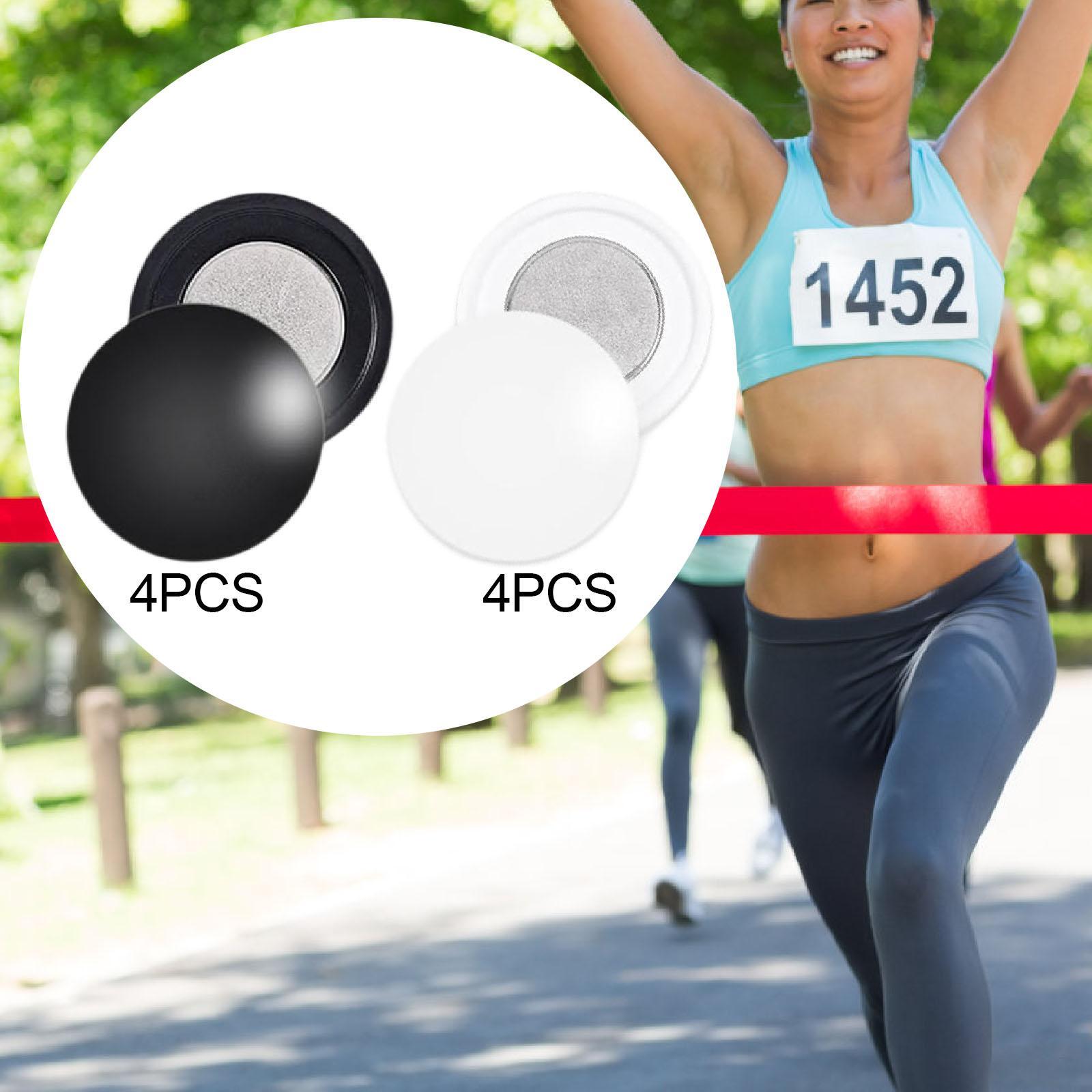 Running Gear Satisfy - 4 Pair Magnetic Race Bib Clips