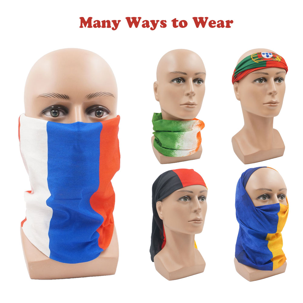 Running Gear For Men - European Countries Face & Neck Gaiter