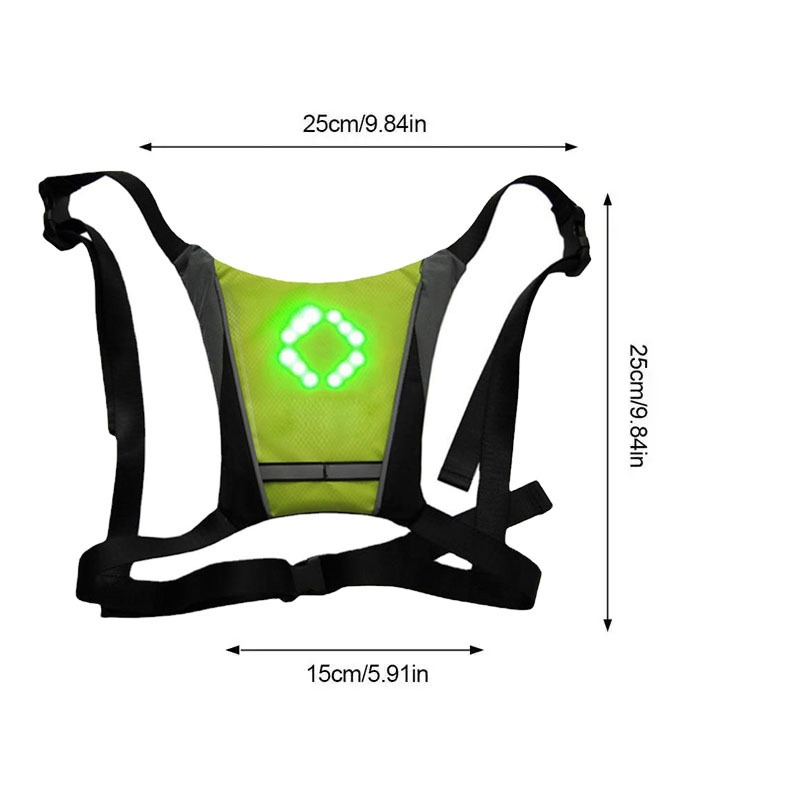 LED Remote Control Safety Vest - đánh giá và giá Running Visibility Gear