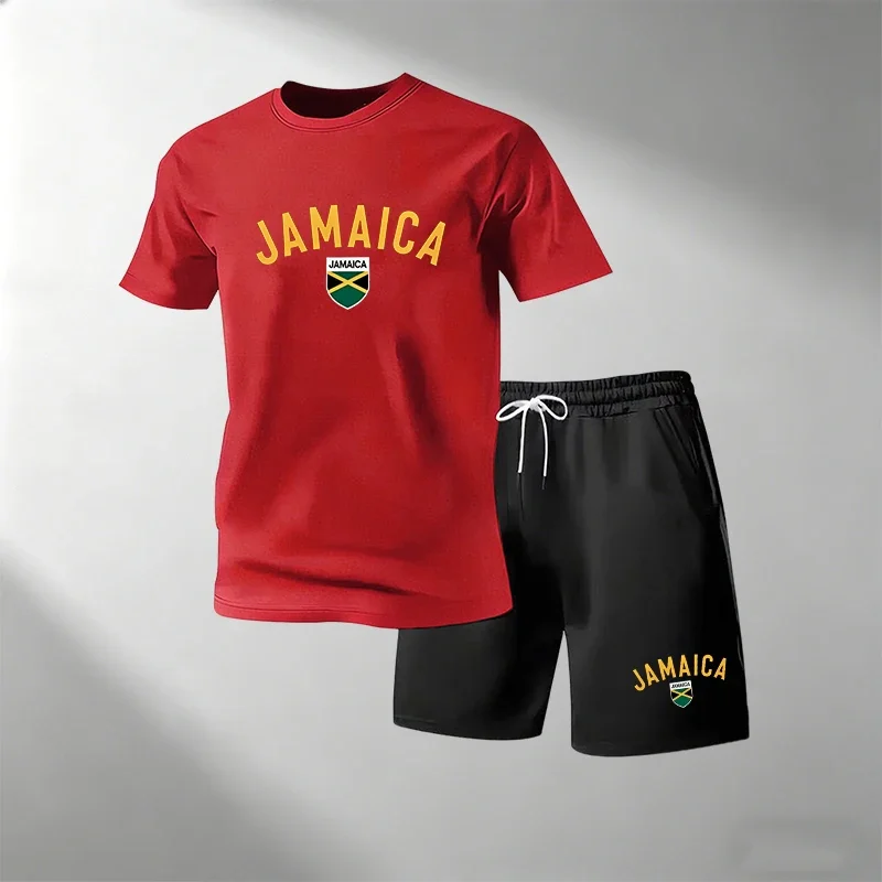 JAMAICA Summer Casual T-Shirts - đánh giá và giá Running Gear For Men