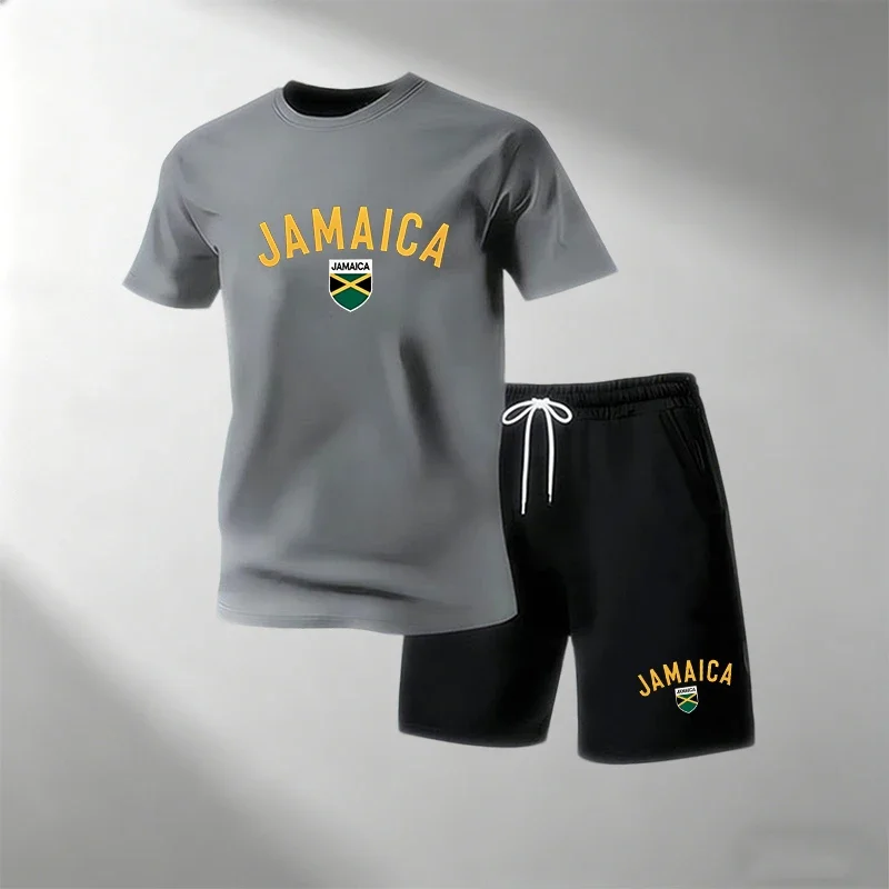 JAMAICA Summer Casual T-Shirts - đánh giá và giá Running Gear For Men