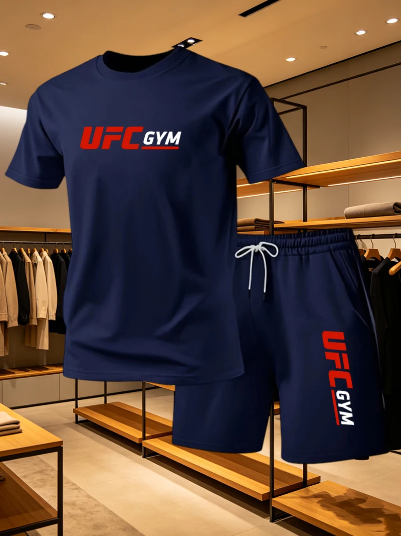 Men's Fashion T-shirt Shorts U - đánh giá và giá Running Gear For Men