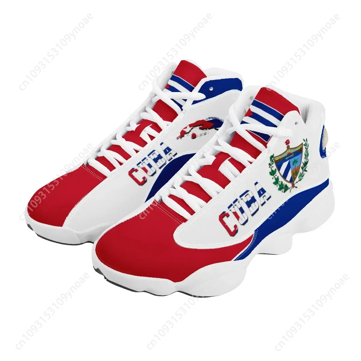 CUBA Flag Print Cool Men Baske - đánh giá và giá Running Gear Shoes