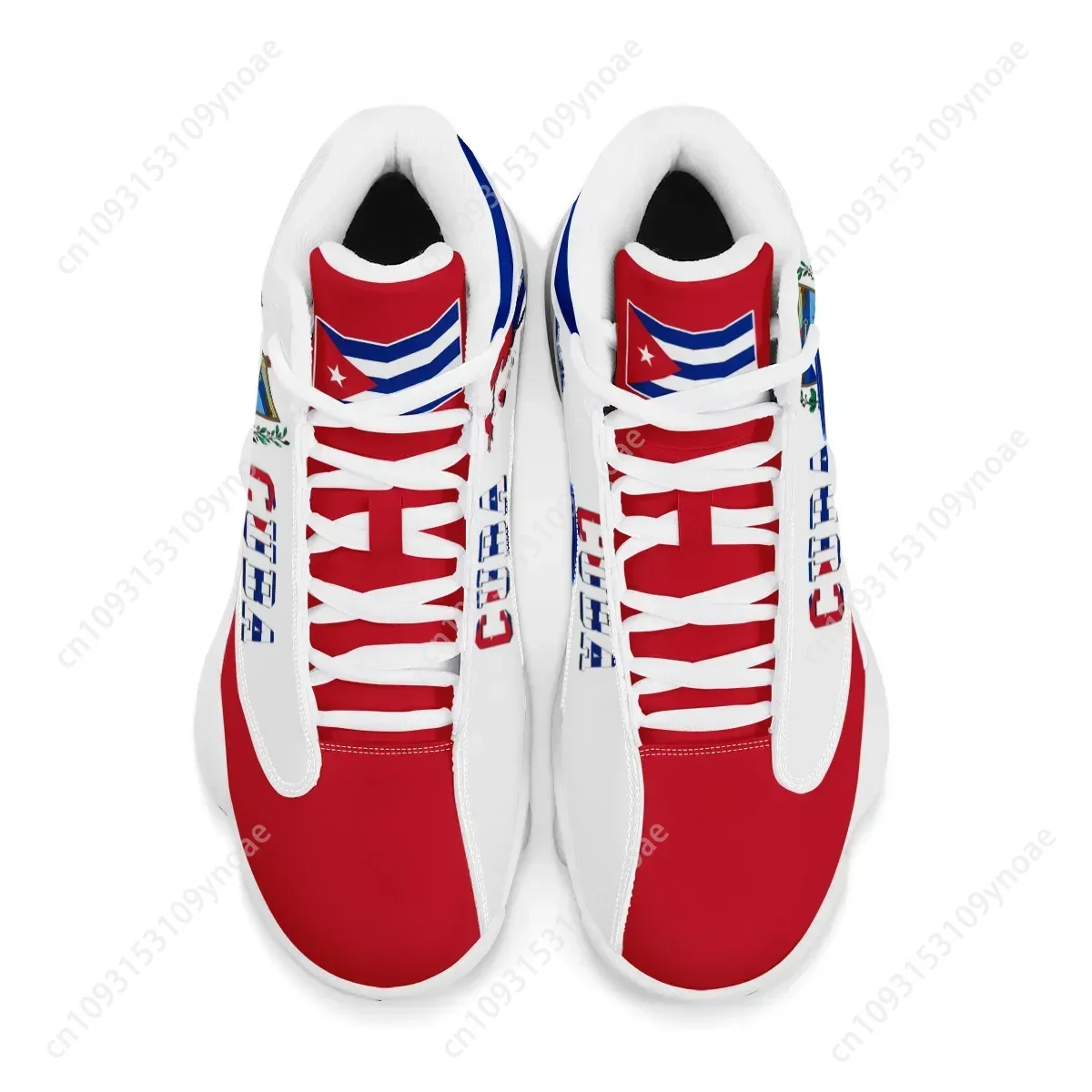 CUBA Flag Print Cool Men Baske - đánh giá và giá Running Gear Shoes