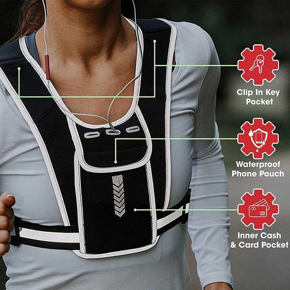 Running Vest Phone Holder for  - đánh giá và giá Running Gear Satisfy