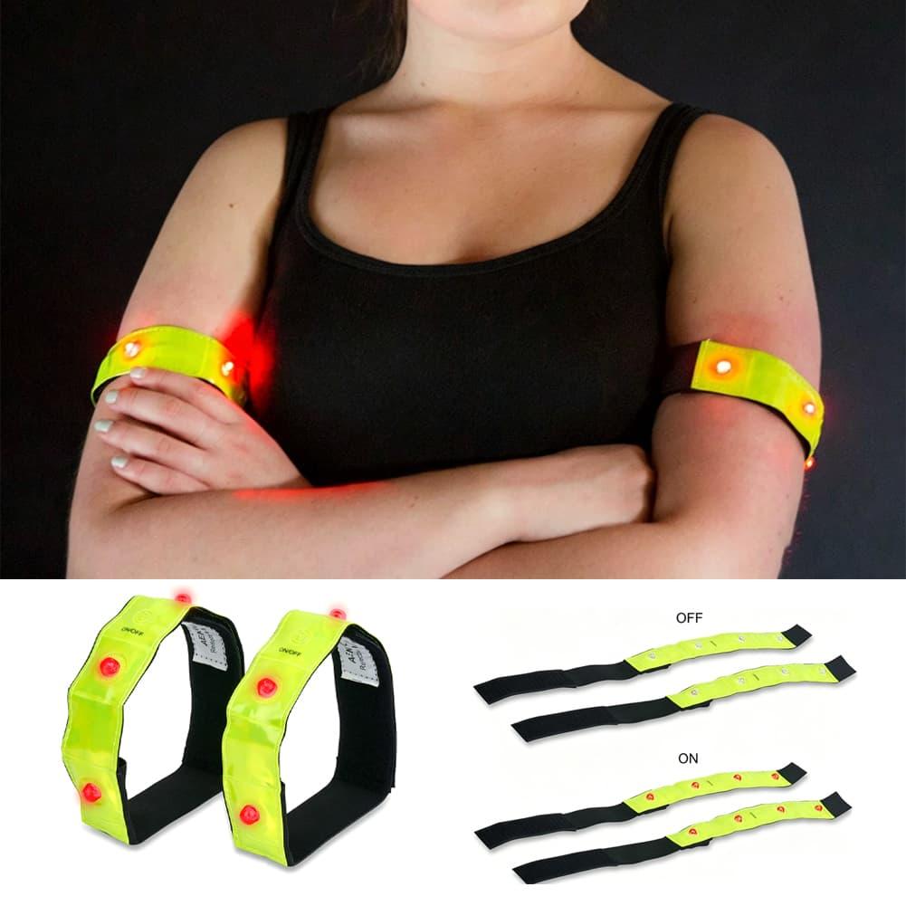 LED Reflective Armband With Fl - đánh giá và giá Running Visibility Gear