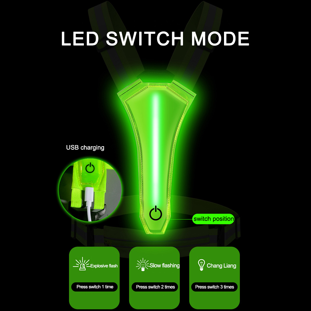 LED Reflective Vest Running Ge - đánh giá và giá Running Gear Winter Men