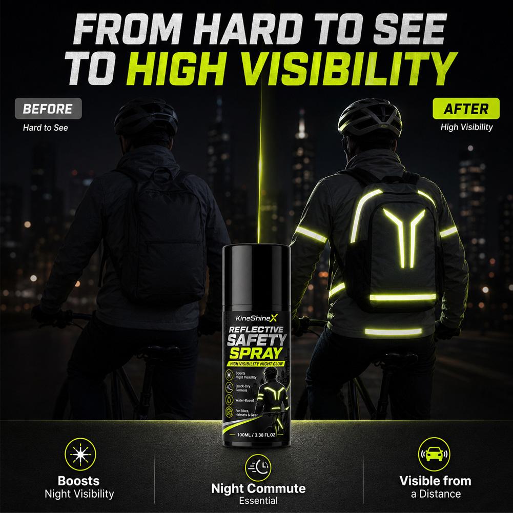 Night Reflective Safety Spray  - đánh giá và giá Running Visibility Gear